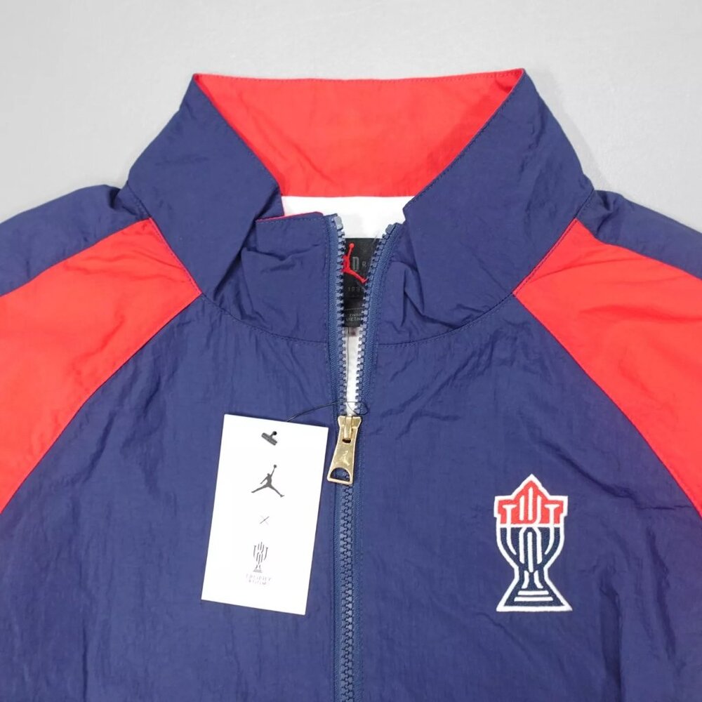 Nike Air Jordan x Trophy Room USA Woven Track Jacket DR2954-410 Men's Si… - Picture 2 of 9